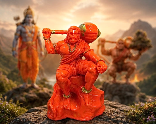 Pavanputra Veer Gadhadhari Hanuman Idol