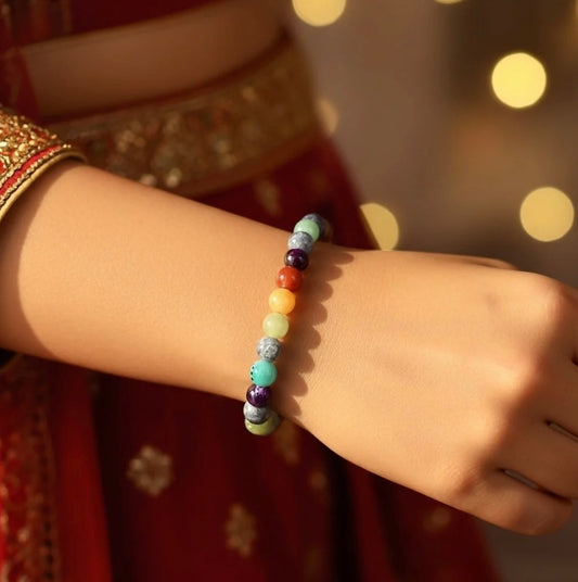 Certified 7 Chakra Bracelet β Dharmic Glow