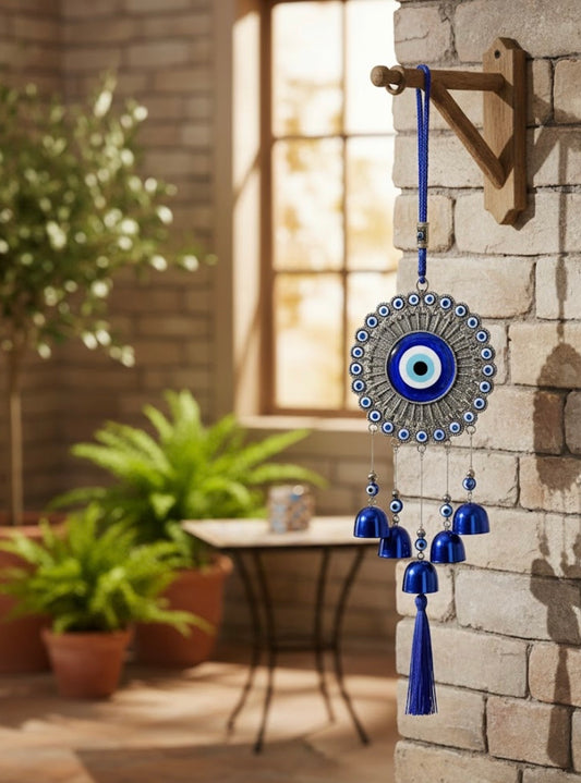 Peace Evil Eye Wind Chimes β Dharmic Glow