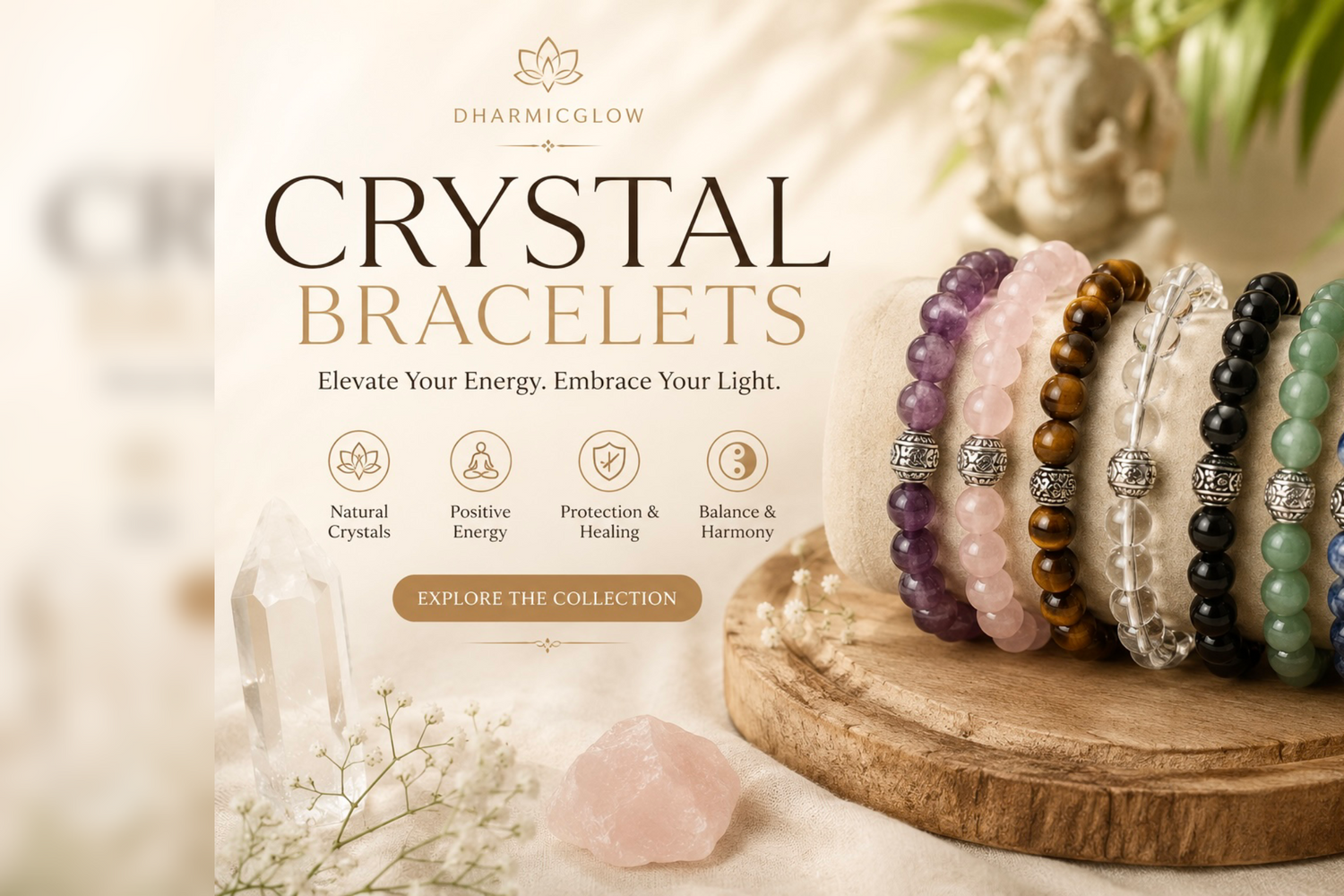 Crystal Bracelets – Dharmic Glow