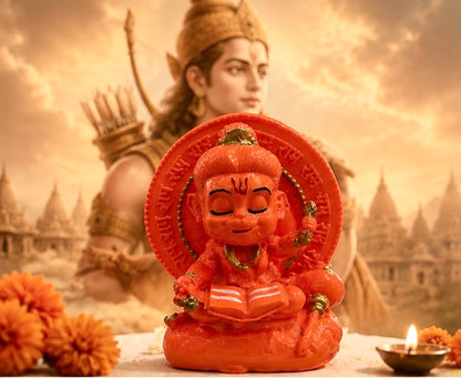 Baal Roop Kesari Hanuman Idol