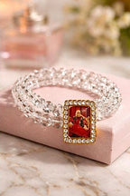 Guru ji Clear Quartz Bracelet - Dharmic Glow