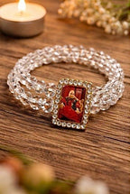 Guru ji Clear Quartz Bracelet - Dharmic Glow