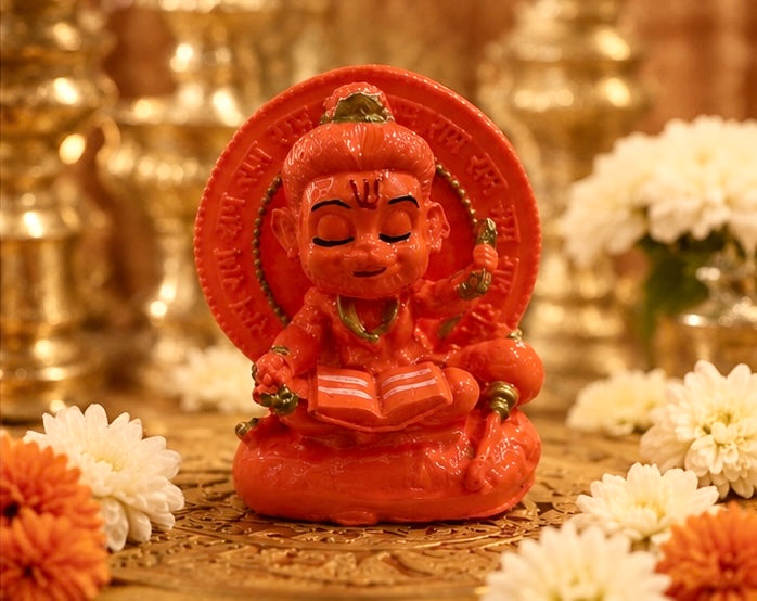 Baal Roop Kesari Hanuman Idol
