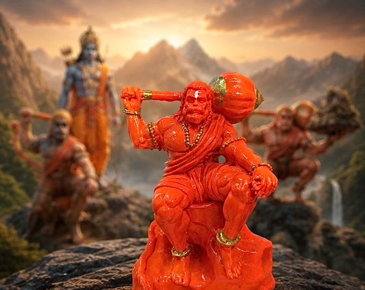 Pavanputra Veer Gadhadhari Hanuman Idol