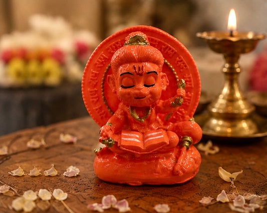 Baal Roop Kesari Hanuman Idol