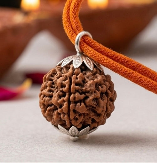 5 Mukhi Rudraksh Locket 🕉️