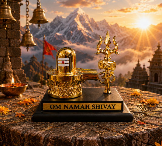 Shiv Kailash Shivling and Trishul