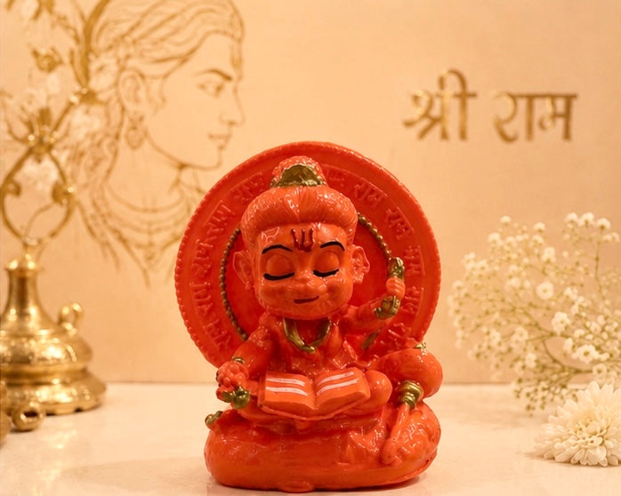Baal Roop Kesari Hanuman Idol