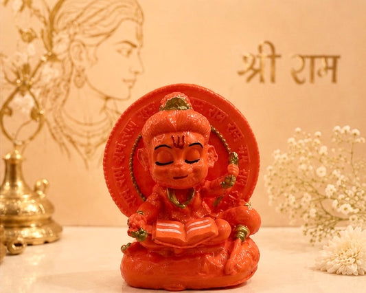 Baal Roop Kesari Hanuman Idol