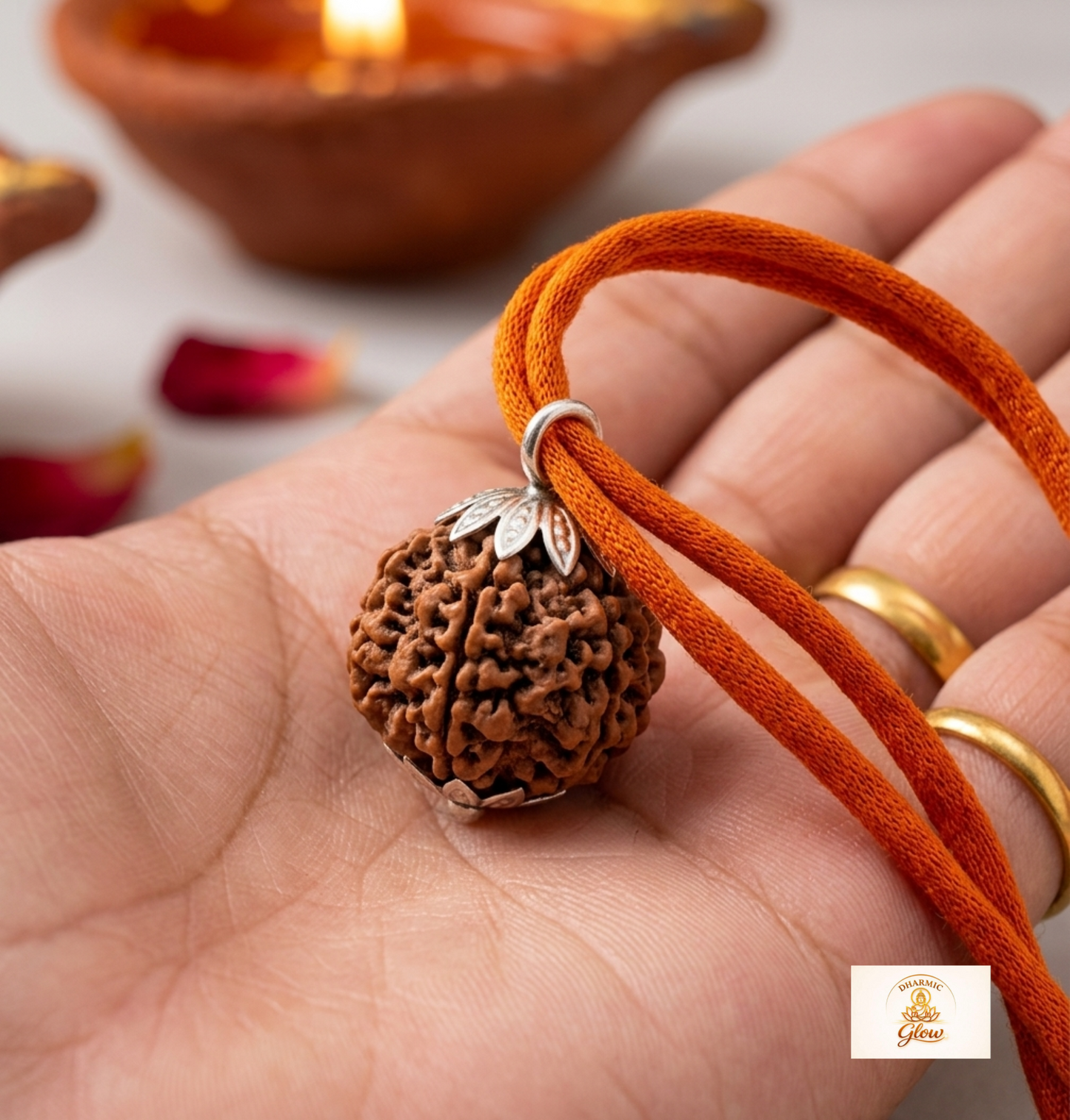 5 Mukhi Rudraksh Locket 🕉️