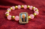 Guru Ji Love Rose Quartz Bracelet – Dharmic Glow