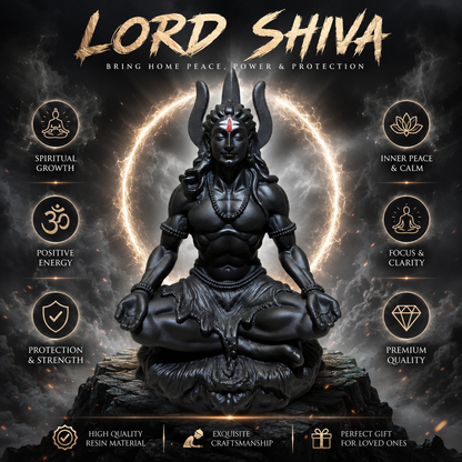 Lord Shiva Car Idol – Dharmic Glow