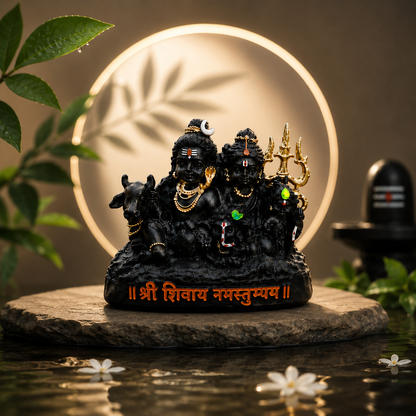 Premium Shiv Parivar God Idol