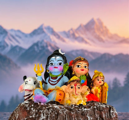Shiv Parivar Car Dashboard Idol🕉️