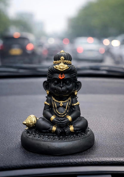 Premium Black Bal Hanuman Idol