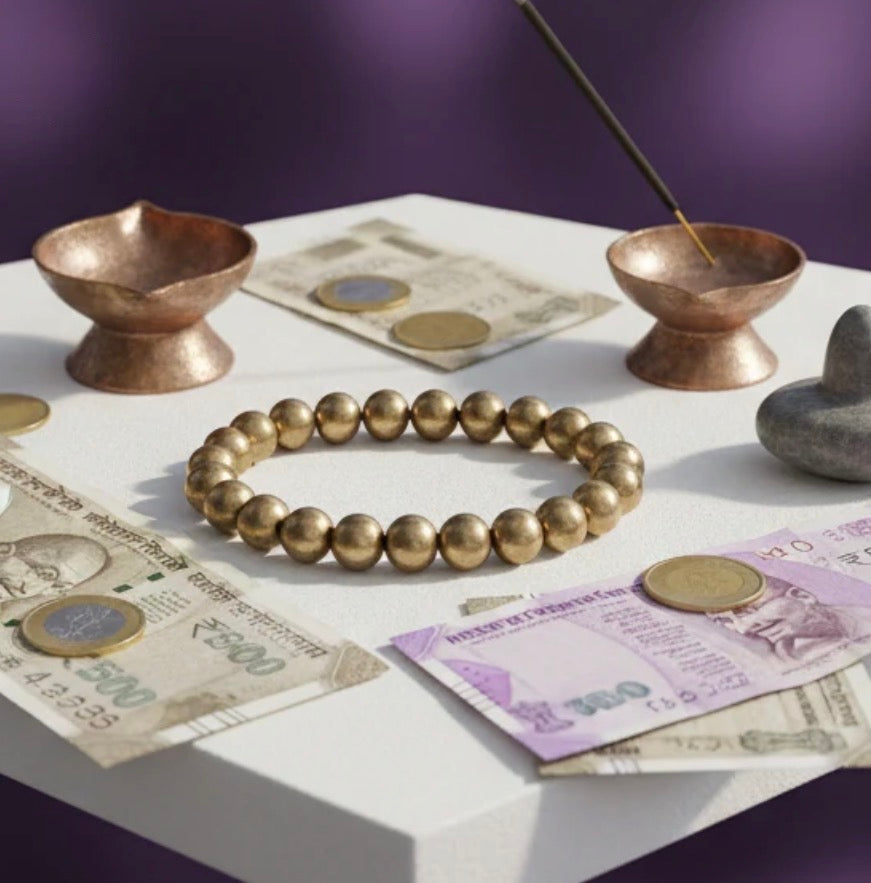 Original Raw Pyrite Bracelet – Dharmic Glow