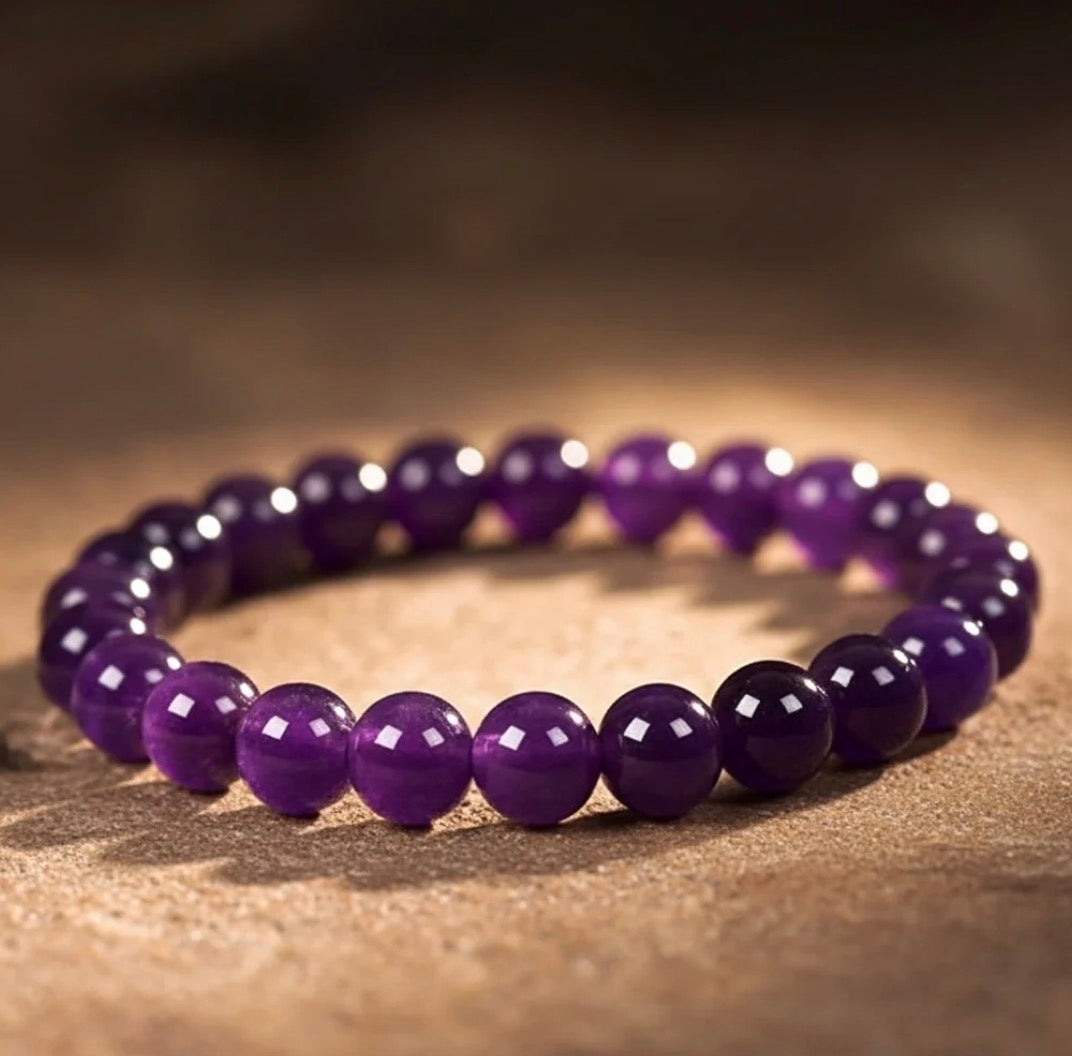 Certified Amethyst Bracelet – Dharmic Glow