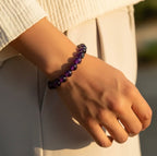 Certified Amethyst Bracelet – Dharmic Glow