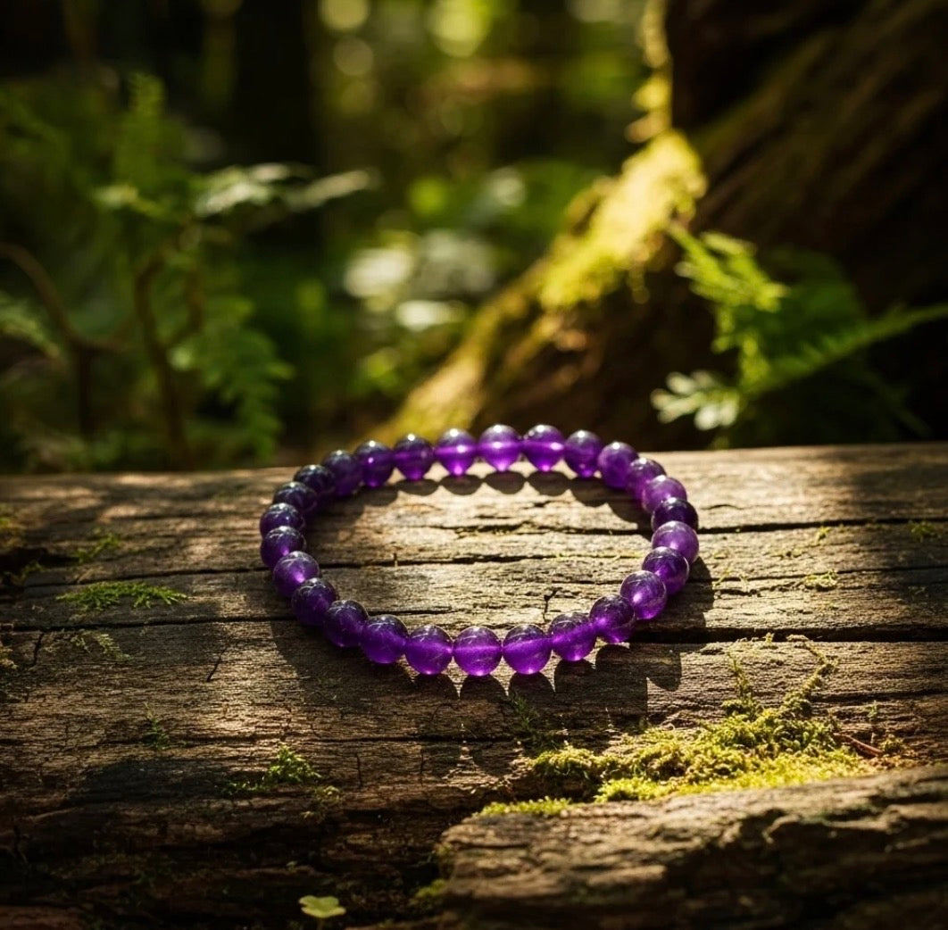 Certified Amethyst Bracelet – Dharmic Glow