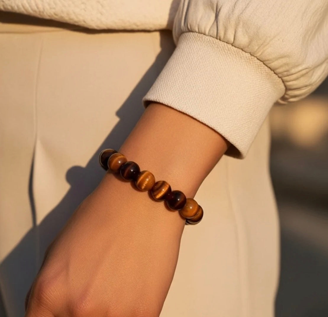 Tiger Eye Energy Bracelet – Dharmic Glow