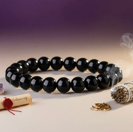 Black Tourmaline Bracelet – Dharmic Glow