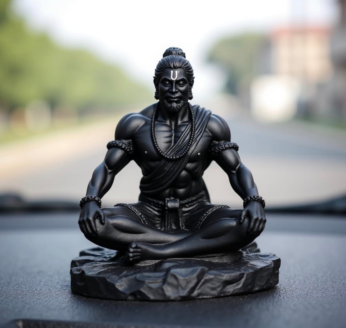 Hanuman Car Idol – Dharmic Glow