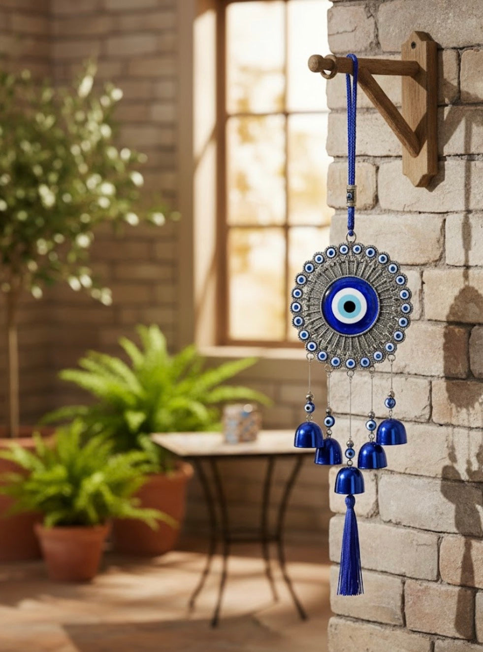Peace Evil Eye Wind Chimes – Dharmic Glow