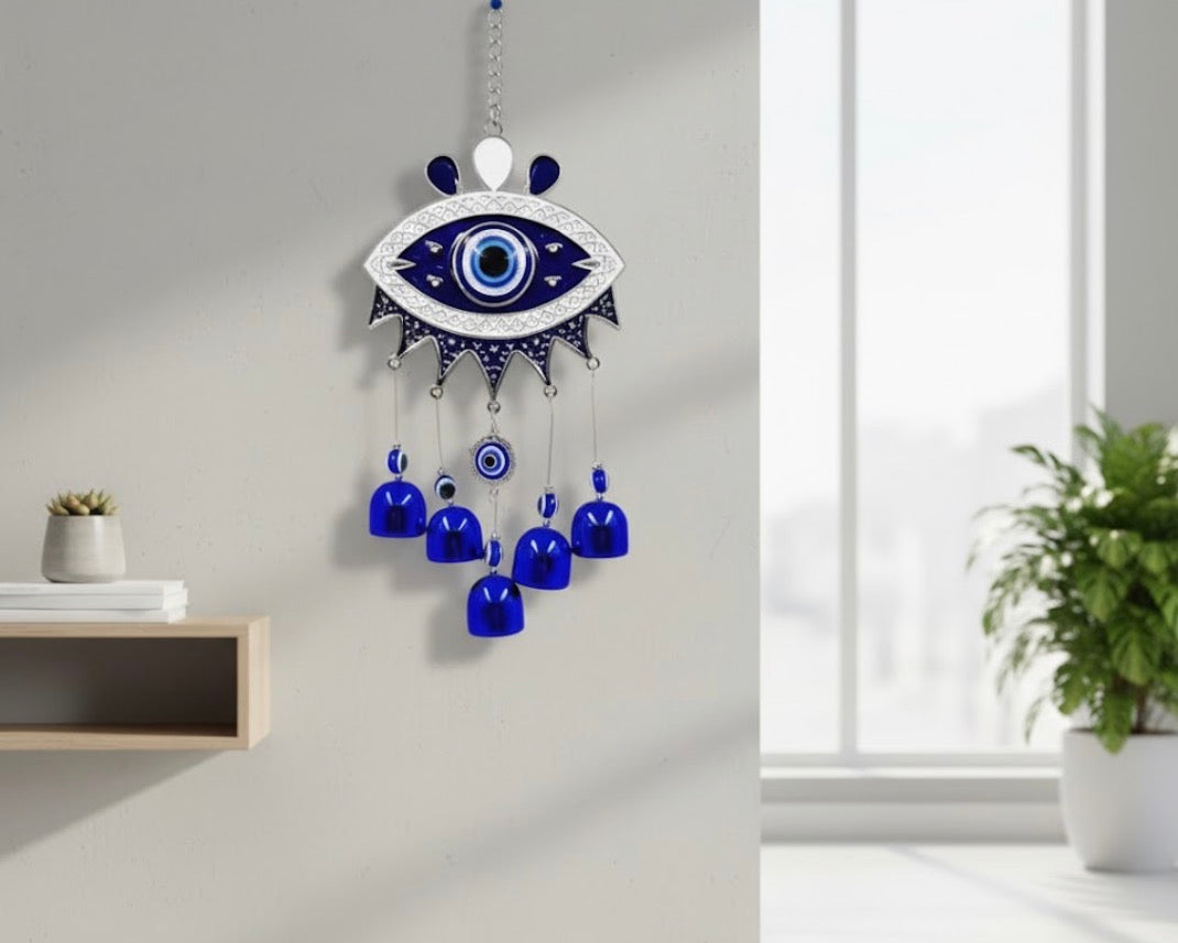 Anti Nazar Evil Eye Wind Chimes – Dharmic Glow