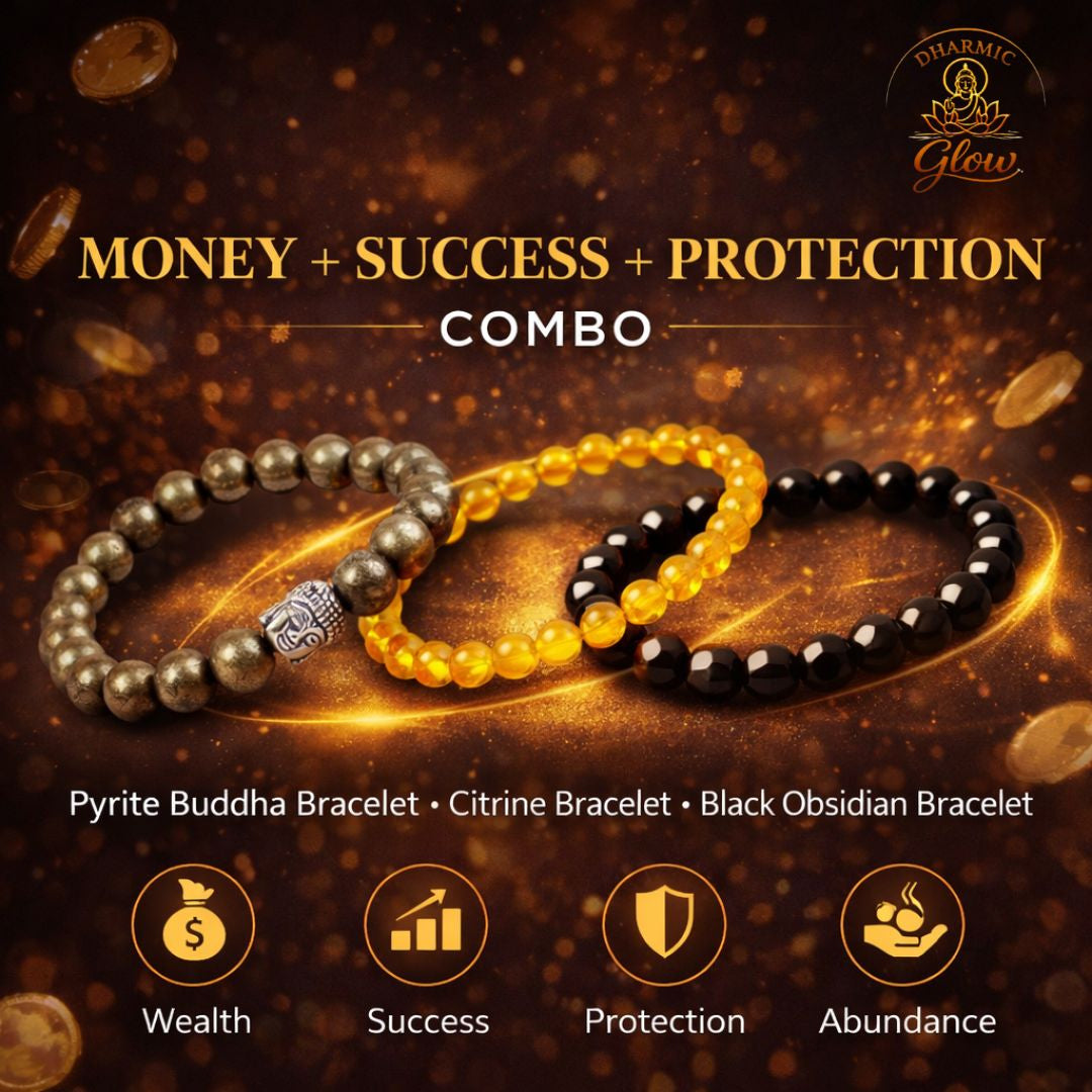 Money + Success + Protection Combo – Dharmic Glow