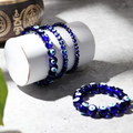 Evil Eye Round Beads Bracelet – Dharmic Glow