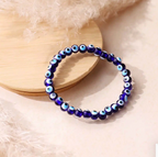 Evil Eye Round Beads Bracelet – Dharmic Glow