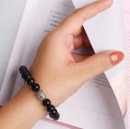 Black Tourmaline Buddha Bracelet – Dharmic Glow