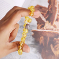 Citrine Buddha Bracelet – Dharmic Glow