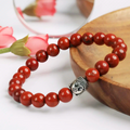 Red Jasper Buddha Bracelet – Dharmic Glow