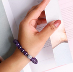 Amethyst Buddha Bracelet – Dharmic Glow