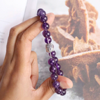 Amethyst Buddha Bracelet – Dharmic Glow