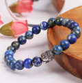 Lapis Lazuli Buddha Bracelet – Dharmic Glow