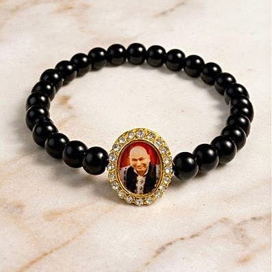Guru Ji Black Tourmaline Bracelet – Dharmic Glow