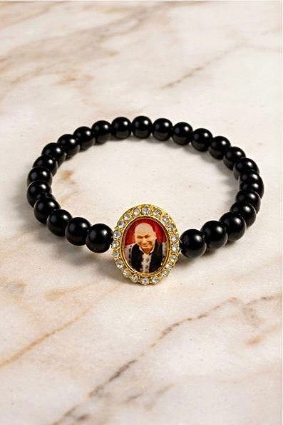 Guru Ji Black Tourmaline Bracelet – Dharmic Glow